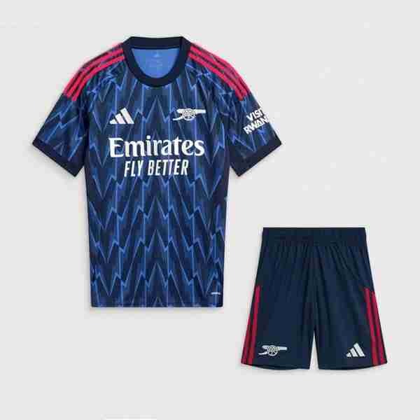 Camiseta Arsenal 2ª Niño 2025-2026 Equipacion Arsenal Conjunto Niños Segunda 2025 2026