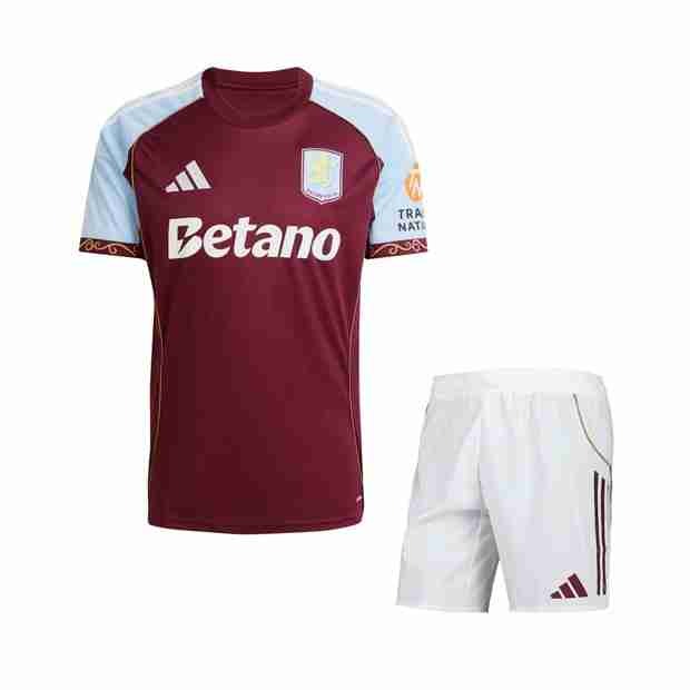 Camiseta Aston Villa 3ª Niño 2025-2026 Equipacion Aston Villa Conjunto Niños Primera 2025 2026