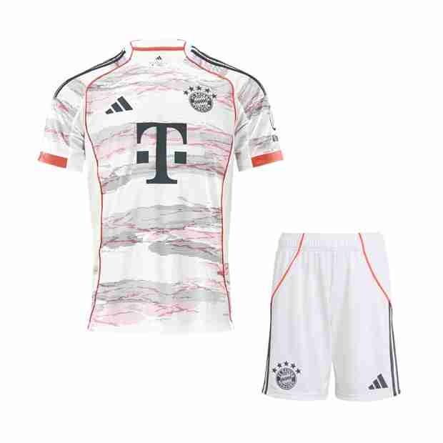 Camiseta Bayern Munich 2ª Niño 2025-2026 Equipacion Bayern Munich Conjunto Niños Segunda 2025 2026