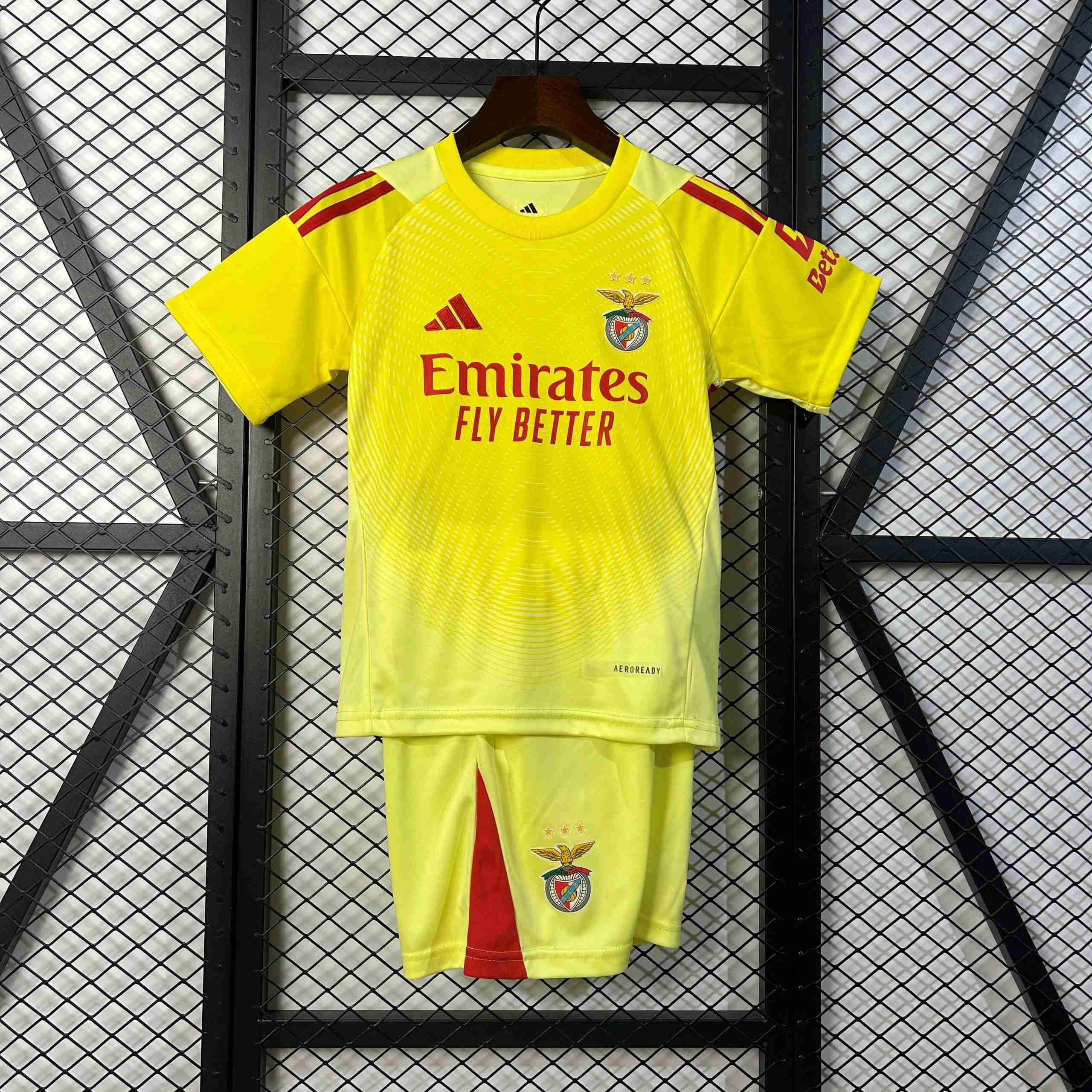Camiseta Benfica Portero Niño 2025-2026 Equipacion Benfica Conjunto Niños Portero 2025 2026