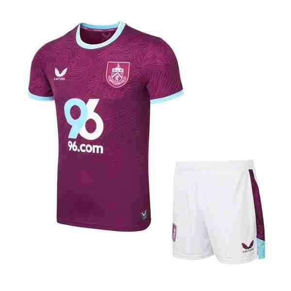 Camiseta Burnley FC 1ª Niño 2025-2026 Equipacion Burnley FC Conjunto Niños Primera 2025 2026