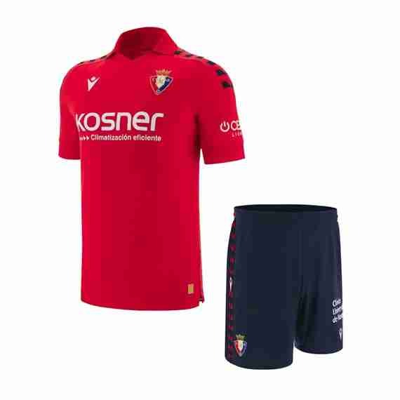 Camiseta CA Osasuna 1ª Niño 2025-2026 Equipacion CA Osasuna Conjunto Niños Primera 2025 2026