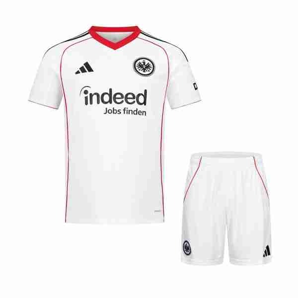 Camiseta Eintracht Frankfurt 2ª Niño 2025-2026 Equipacion Eintracht Frankfurt Conjunto Niños Segunda 2025 2026