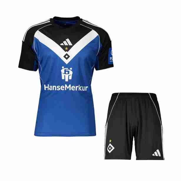 Camiseta Hamburgo S.V 2ª Niño 2025-2026 Equipacion Hamburgo S.V Conjunto Niños Segunda 2025 2026