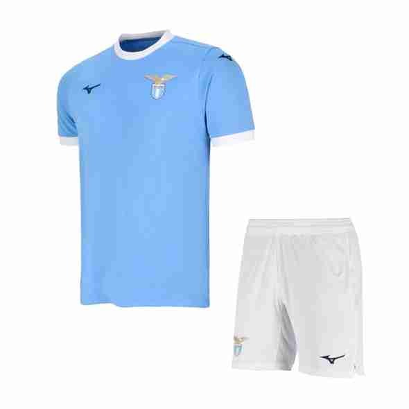 Camiseta Lazio 1ª Niño 2025-2026 Equipacion Lazio Conjunto Niños Primera 2025 2026