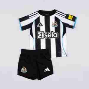 Equipacion Newcastle United Conjunto Niños Primera 2025 2026
