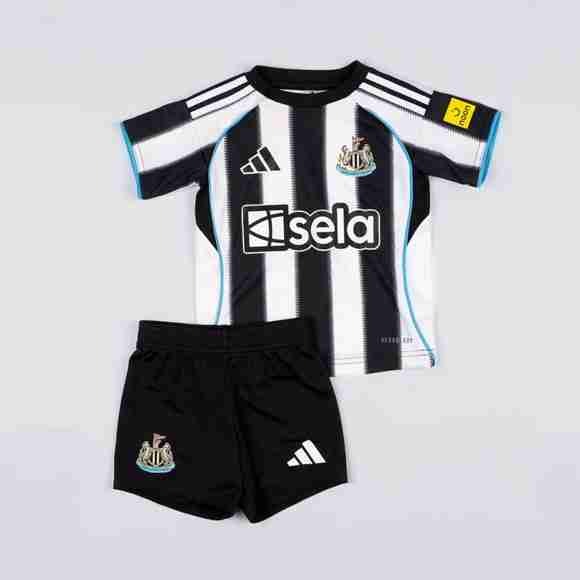Camiseta Newcastle United 1ª Niño 2025-2026 Equipacion Newcastle United Conjunto Niños Primera 2025 2026