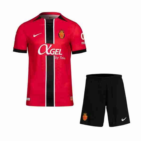 Camiseta RCD Mallorca 1ª Niño 2025-2026 Equipacion RCD Mallorca Conjunto Niños Primera 2025 2026