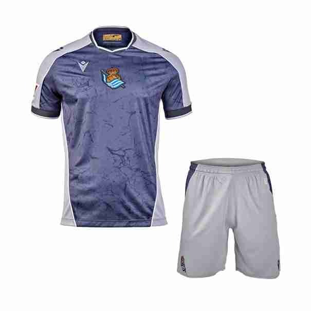 Camiseta Real Sociedad 2ª Niño 2025-2026 Equipacion Real Sociedad Conjunto Niños Segunda 2025 2026