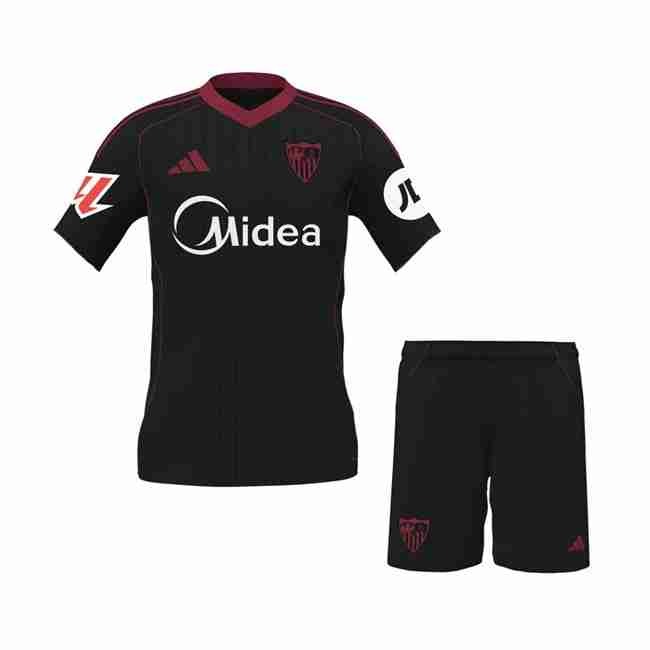 Camiseta Sevilla 3ª Niño 2025-2026 Equipacion Sevilla Conjunto Niños Tercera 2025 2026