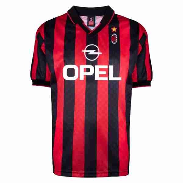 Tailandia Equipacion AC Milan Primera Retro 1995 1996 Rosso Tailandia Equipacion AC Milan Primera Retro 1995 1996 Rojo
