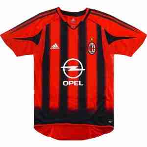 Tailandia Equipacion AC Milan Primera Retro 2004 2005 Rojo