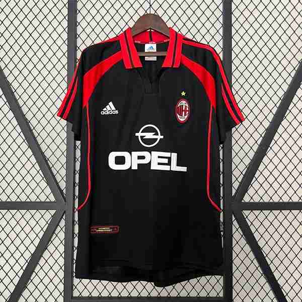 Tailandia Camiseta AC Milan 3ª Retro 2000 2001 Tailandia Equipacion AC Milan Tercera Retro 2000 2001