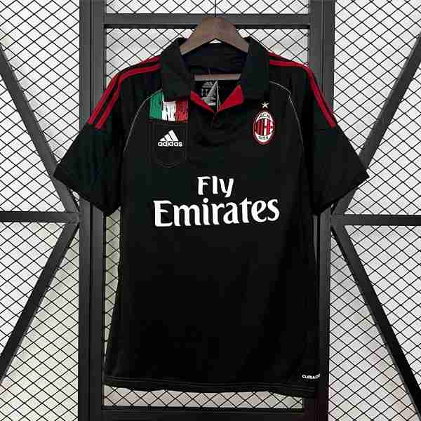 Tailandia Camiseta AC Milan 2ª Retro 2012 2013 Tailandia Equipacion AC Milan Tercera Retro 2012 2013
