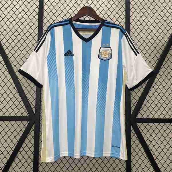 Tailandia Camiseta Argentina 1ª Retro 2014 Tailandia Equipacion Argentina Primera Retro 2014