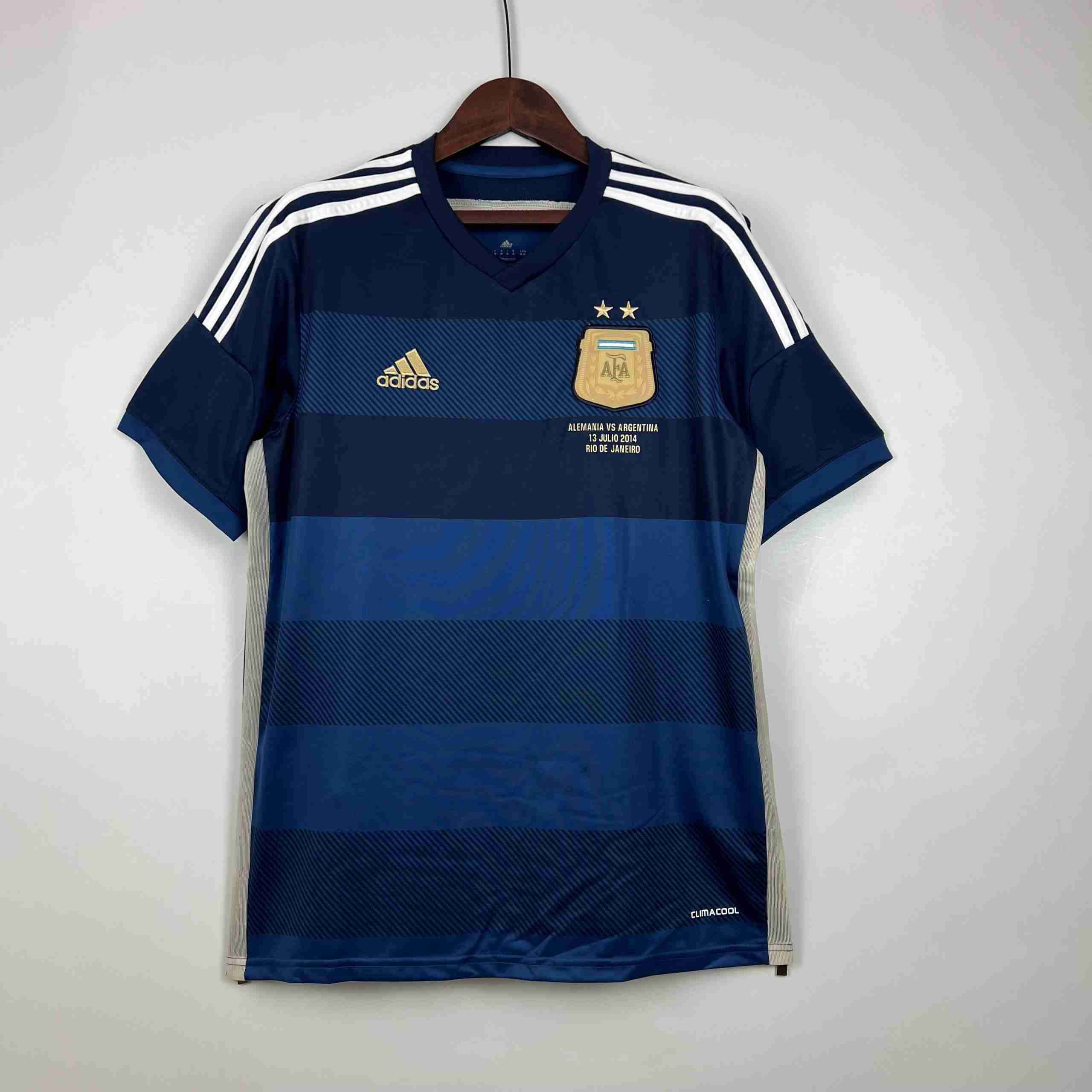 Tailandia Camiseta Argentina 2ª Retro 2014 Tailandia Equipacion Argentina Segunda Retro 2014