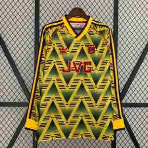 Tailandia Equipacion Arsenal Segunda Manga Larga Retro 1991 1993