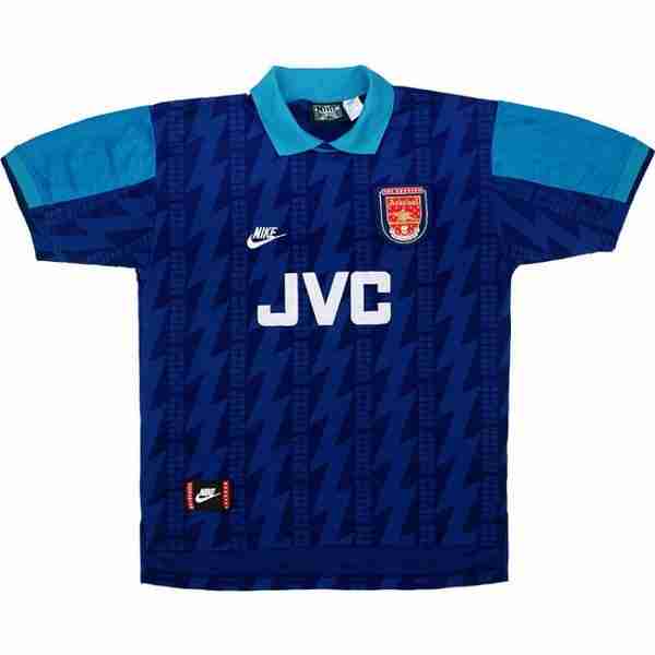 Tailandia Camiseta Arsenal 2ª Retro 1994 1995 Azul Tailandia Equipacion Arsenal Segunda Retro 1994 1995 Azul