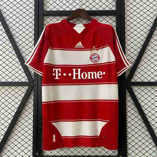 Tailandia Camiseta Bayern 1ª Retro 2007-2008 Tailandia Equipacion Bayern Munich Primera Retro 2007 2008