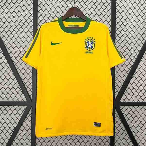 Tailandia Camiseta Brasil 1ª Retro 2010 Tailandia Equipacion Brasil Primera Retro 2010
