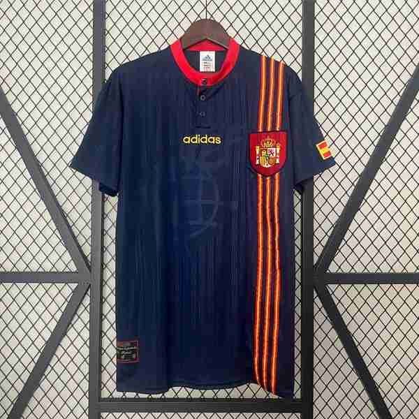 Tailandia Camiseta España 2ª 2024-2025 Tailandia Equipacion España Segunda Retro 2024 2025