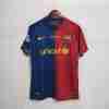 Tailandia Equipacion FC Barcelona Primera Retro 2008 2009 Azul Rojo