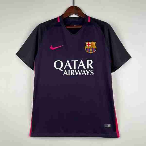Tailandia Camiseta Barcelona 2ª Retro 2016-2017 Tailandia Equipacion FC Barcelona Segunda Retro 2016 2017