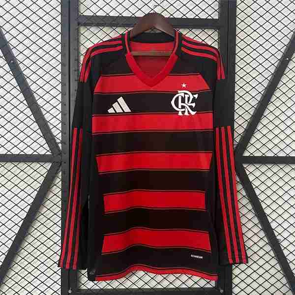 Tailandia Camiseta Flamengo 1ª ML 2025-2026 Tailandia Equipacion Flamengo Primera Manga Larga 2025 2026