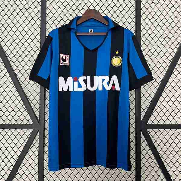 Tailandia Camiseta Inter Milan 1ª Retro 1990 1991 Tailandia Equipacion Inter Milan Primera Retro 1990 1991