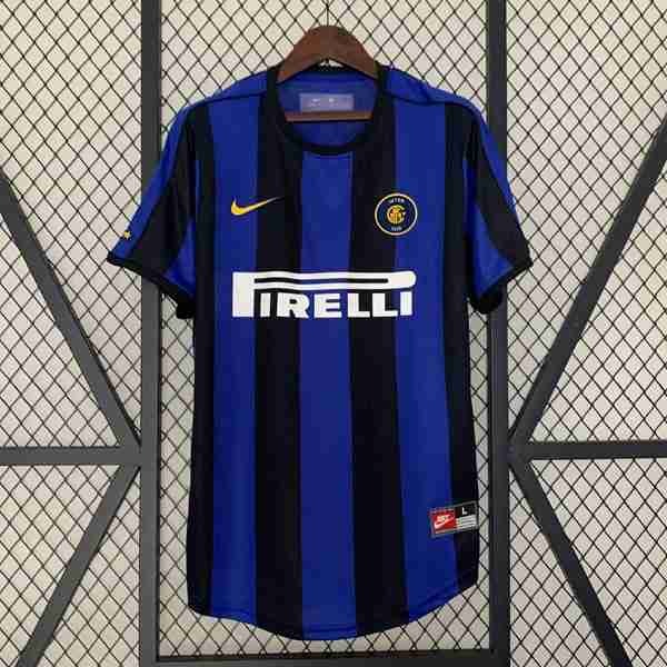 Tailandia Camiseta Inter Milan 1ª Retro 1999 2000 Tailandia Equipacion Inter Milan Primera Retro 1999 2000