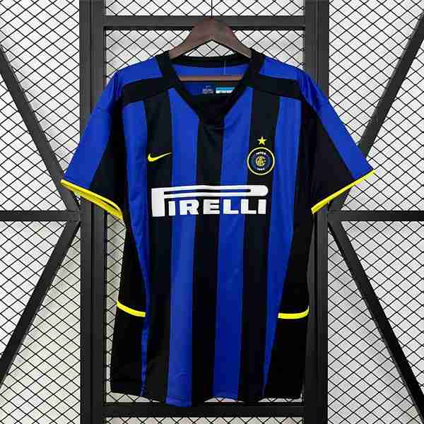 Tailandia Camiseta Inter Milan 1ª Retro 2002 2003 Tailandia Equipacion Inter Milan Primera Retro 2002 2003