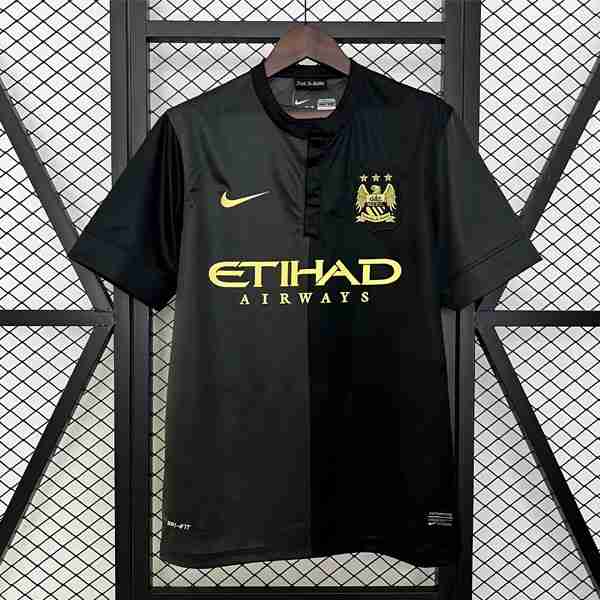 Tailandia Camiseta Manchester City 2ª Retro 2013 2014 Tailandia Equipacion Manchester City Segunda Retro 2013 2014