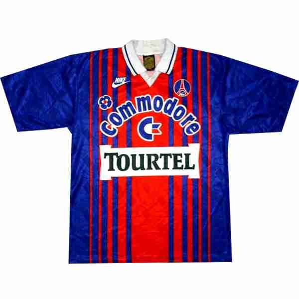 Tailandia Camiseta Paris Saint Germain 1ª Retro 1993 1994 Azul Tailandia Equipacion Paris Saint Germain Primera Retro 1993 1994 Azul