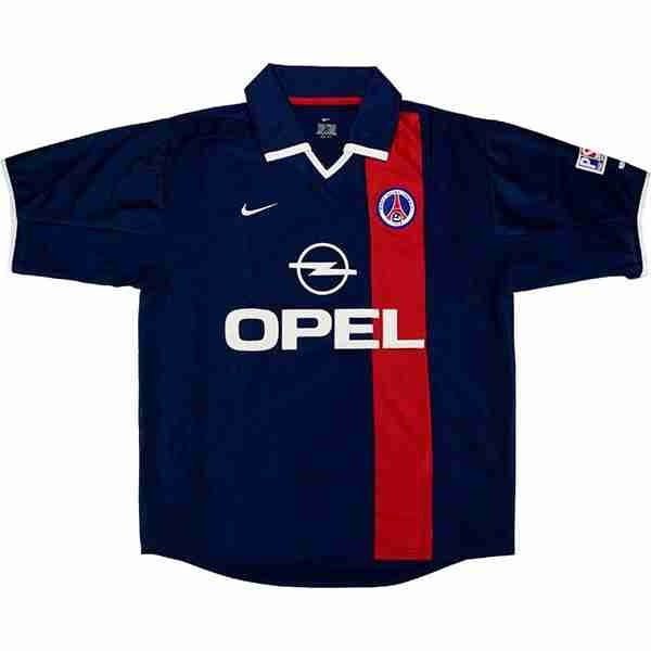 Tailandia Camiseta Paris Saint Germain 1ª Retro 2001 2002 Azul Tailandia Equipacion Paris Saint Germain Primera Retro 2001 2002 Azul