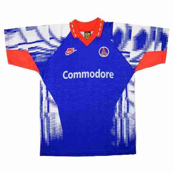 Tailandia Camiseta Paris Saint Germain 2ª Retro 1992 1993 Azul Tailandia Equipacion Paris Saint Germain Segunda Retro 1992 1993 Azul