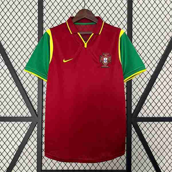 Tailandia Camiseta Portugal 1ª Retro 1999 Tailandia Equipacion Portugal Primera Retro 1999