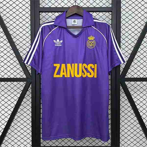 Tailandia Camiseta Real Madrid 2ª Retro 1984-1985 Tailandia Equipacion Real Madrid Segunda Retro 1984 1985