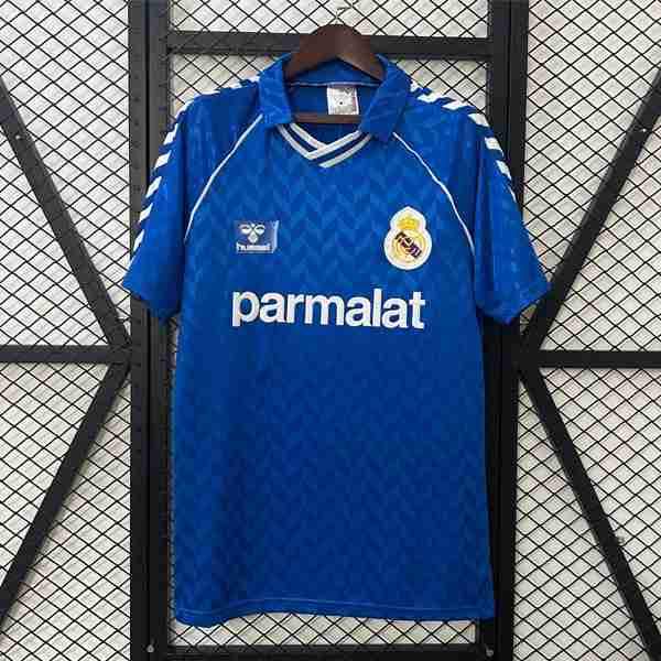 Tailandia Camiseta Real Madrid 2ª Retro 1986-1988 Tailandia Equipacion Real Madrid Segunda Retro 1986 1988