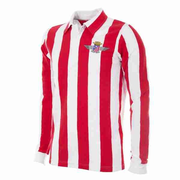 Thailandia Equipacion Atlético De Madrid Primera Manga Larga Retro 1939 1940 Thailandia Equipacion Atlético De Madrid Primera Manga Larga Retro 1939 1940
