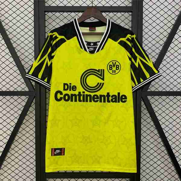 Camiseta Dortmund 1ª Retro 1994-1995 Thailandia Equipacion Borussia Dortmund Primera Retro 1994 1995