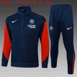 Chandal Niños Paris Saint Germain 2025 2026 Azul Rojo