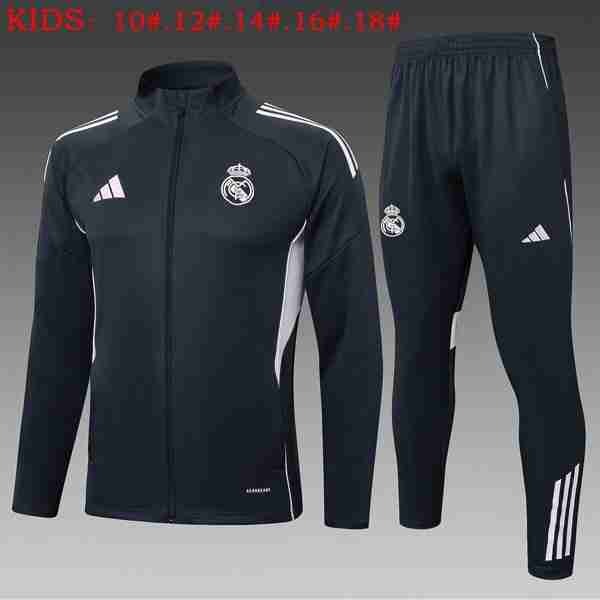 Ninos Chandal Real Madrid 2025-2026 Gris 5 Chandal Niños Real Madrid 2025 2026 Gris