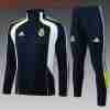 Chandal Niños Real Madrid 2025 2026 Negro Blanco