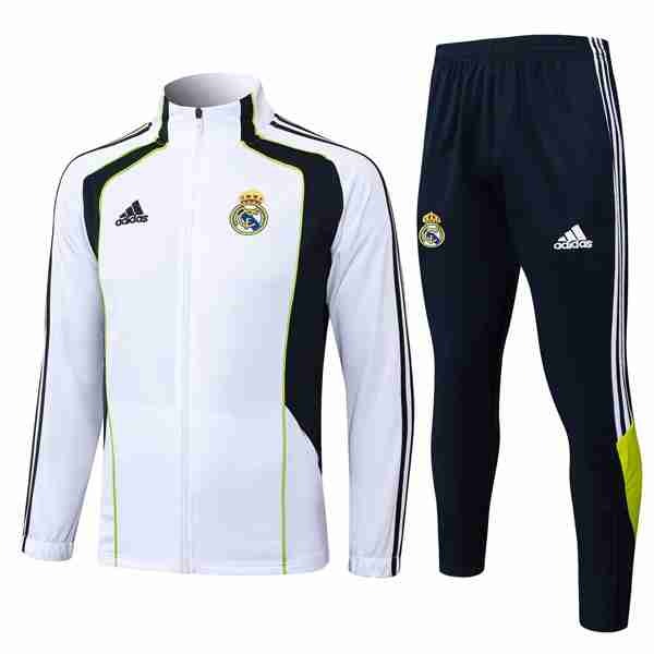 Chandal Real Madrid 2025-2026 Blanco 6 Chandal Real Madrid 2025 2026 Blanco Negro