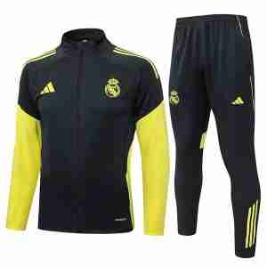 Chandal Real Madrid 2025 2026 Negro Amarillo