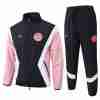 Conjunto Rompevientos Paris Saint Germain 2025 2026 Negro Rosa