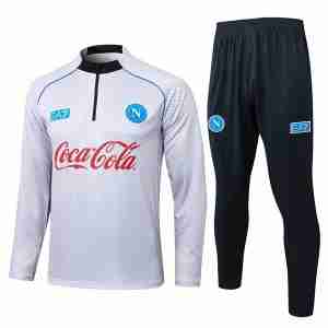 Sudadera Entrenamiento Napoli 2025 2026 Blanco