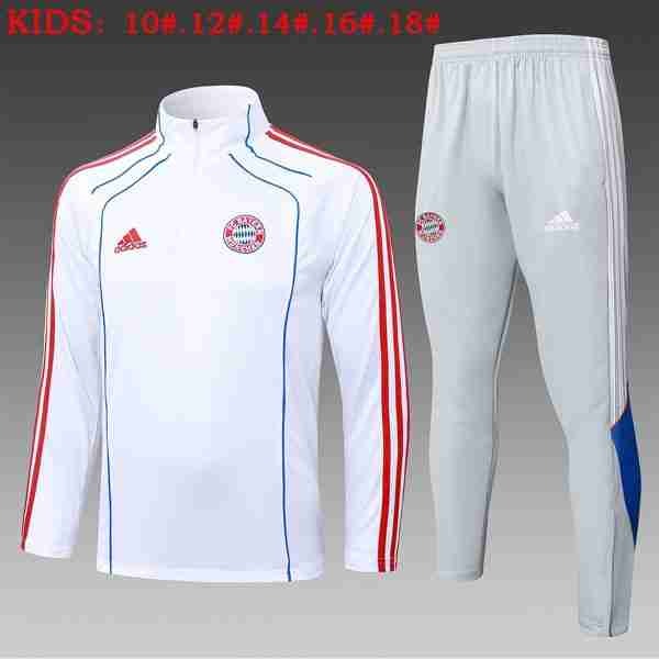 Ninos Sudadera De Training Bayern Munich 2025-2026 Blanco 5 Sudadera Entrenamiento Niños Bayern Munich 2025 2026 Blanco
