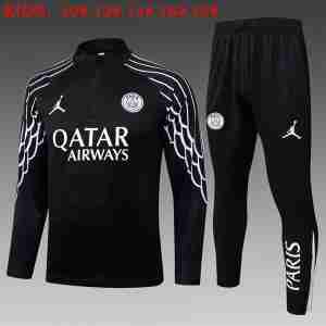 Sudadera Entrenamiento Niños Paris Saint Germain 2025 2026 Negro