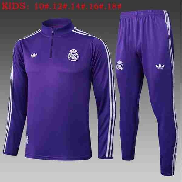 Ninos Sudadera De Training Real Madrid 2025-2026 Purpura 5 Sudadera Entrenamiento Niños Real Madrid 2025 2026 Purpura